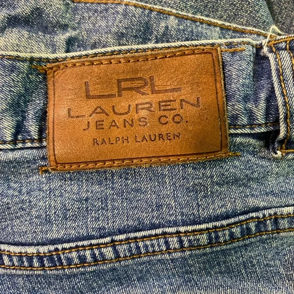 Vintage Ralph Lauren LRL Classic Fit Mom Jeans 12 short 29” inseam - Picture 7 of 8